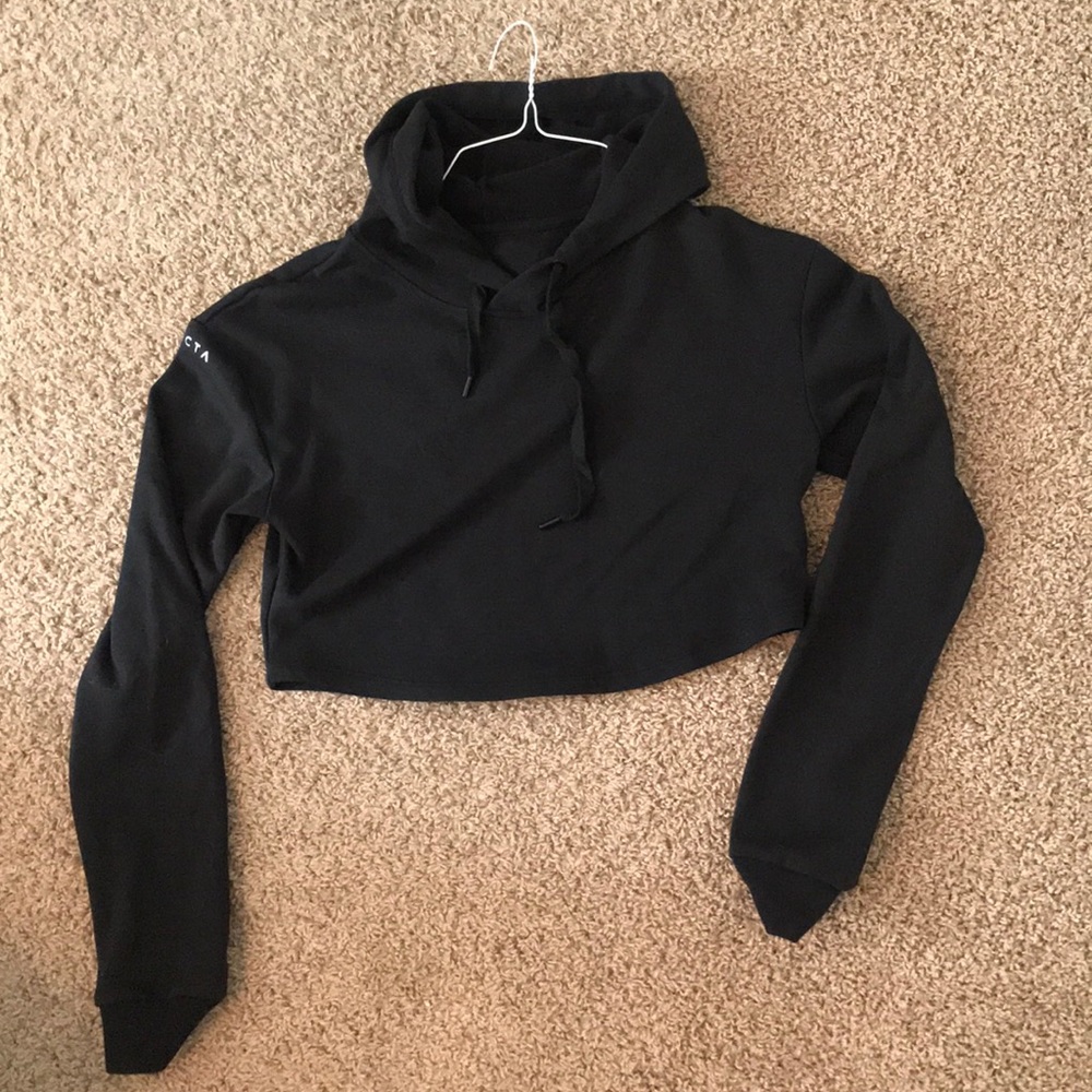 ACTA crop top hoodie